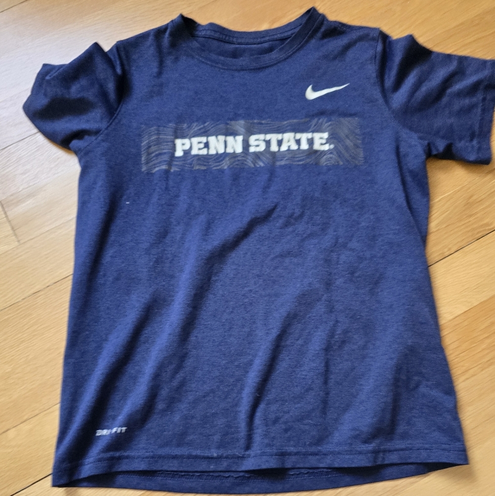 Nike Kids Penn State Dri Fit T-Shirt Sz M